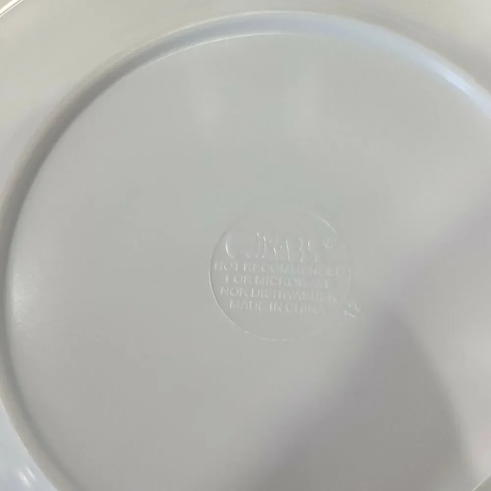 Miracle Cafe Mimi Melamine Melmac Plastic 4 each Salad Plates, Tumblers and Coff